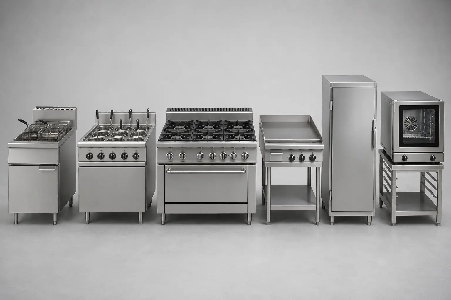 Existing approved commercial cooking equipment category visual