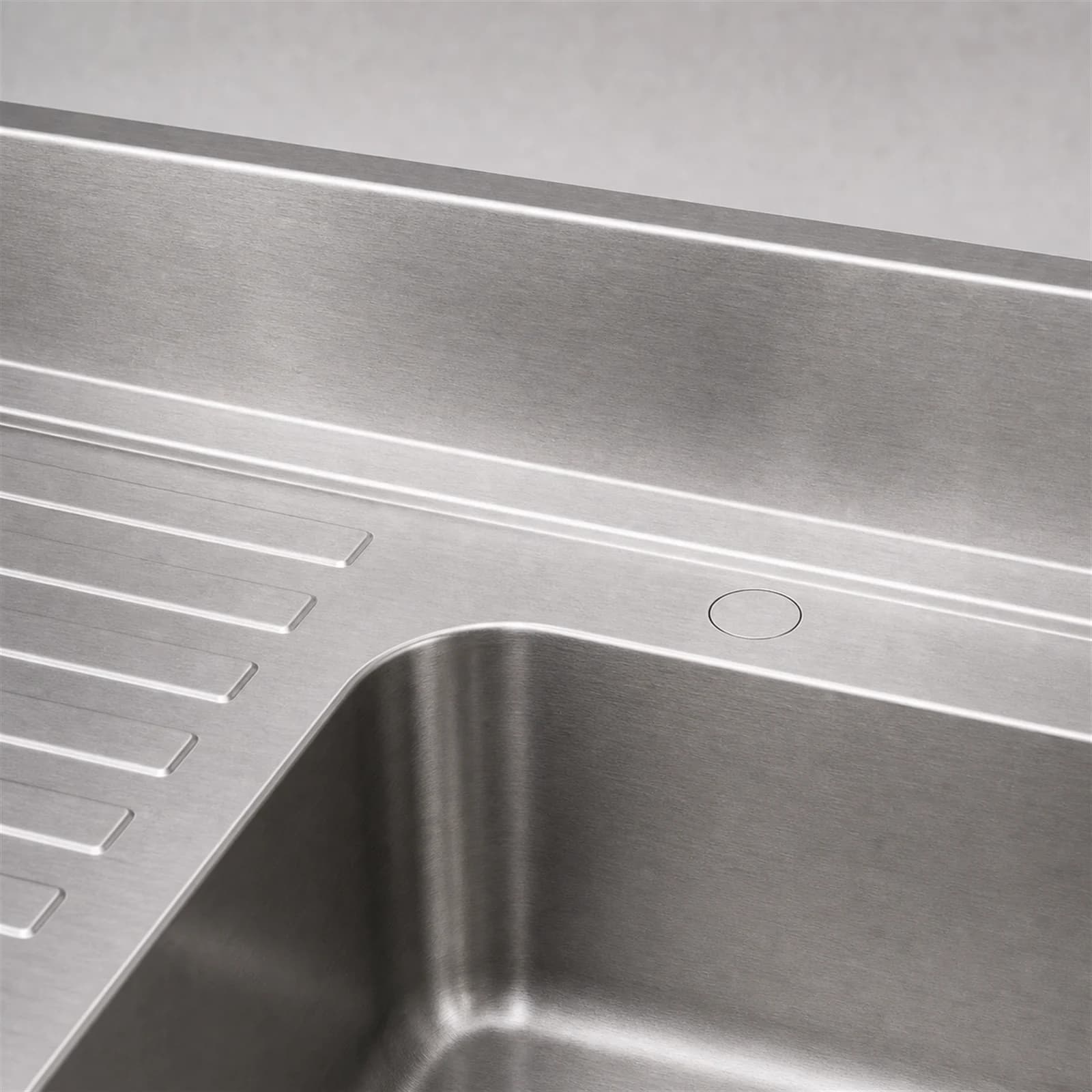 Stainless Steel Sink Unit - Backsplash Detail