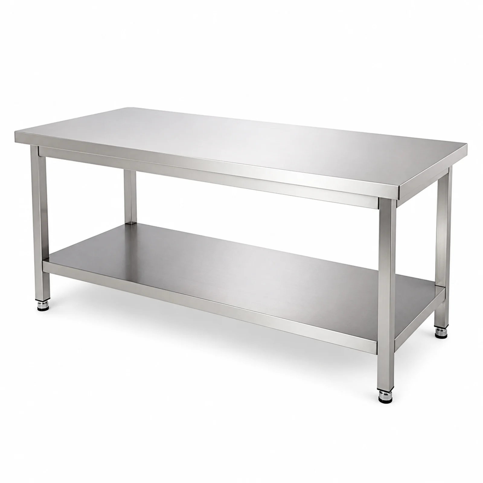 Stainless Steel Work Table 45-degree product view